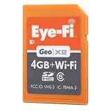 Eye-Fi Geo X2 4GB WiFi SDHC Memory Card