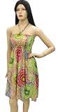 Rangoli Printed Baby Doll Tube Top Tunic Halter Sundress Valentine's Day Gift