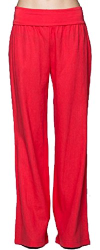 Tops and Bottoms HS Women's Wide Leg Loose Fit Linen Pants with Drawstring