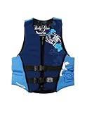 Body Glove Women's Phantom USCG Approved Neoprene PFD (Navy/Powder Blue, Medium)
