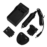GTMax EN-EL9, ENEL9, EN-EL9e, EN-EL9a Digital Camera Battery Wall Plug Charger (UK, Europe & USA) with in-Car adapter Compatible with Nikon D60 DSLR, D40 DSLR, D40X DSLR, D5000 DSLR, D3000 SLR