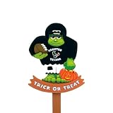 Pack of 2 NFL Houston Texans Frankenstein Halloween Wooden Lawn Stakes 30"