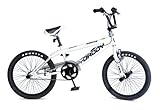 2012 Rooster Jump 360 Gloss White BMX Bike. 20 Inch Wheels.