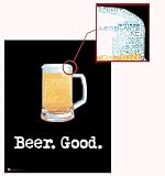 Beer Poster -created Out of 200 Slang Terms for Being Wasted - great for dorm!!