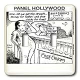  : Londons Times Funny Music Cartoons - Dire Straits Collectible, I Want My MTV - Light Switch Covers - double toggle switch