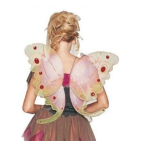 Jeweled Organza Fairy Wings