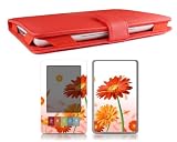 Bundle Monster Barnes & Noble Nook Synthetic Leather Case Cover Jacket + Skin Sticker + Screen Protector Ebook Accessories Combo - Fit 3G and Wifi Version