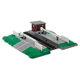 Hornby R8259 00 Gauge Automatic Level Crossing Railroad Lineside Signals & Building