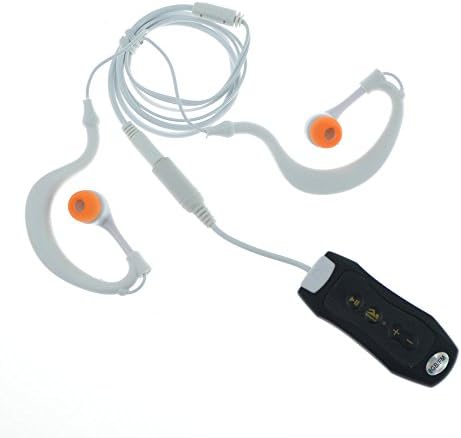 8GB 3M Waterproof Sport MP3 Player Double Earbuds Headset FM Radio Swimming Earphones Black