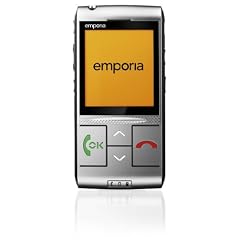 Emporia LIFE plus Handy (Seniorenhandy, H�rger�te tauglich, mit Notruf-Funktion) silber