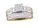 Stunning 2 Pc. 1/2 CTW Diamond Wedding Set - SUPERVALUE -