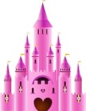 Peel and Stick Fairy Tale Castle Wall Stickers Decals Removable Wall Art