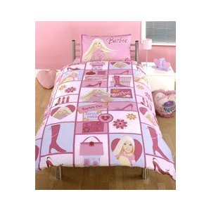 Barbie Twin, Single Bed Duvet Set, Duvet Cover by