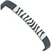 Sterling Silver Rubber Zebra Bracelet 7"