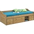 Steens 75600330 Liege Melanie mit Unterbau 90 x 200 cm Kiefer massive, gelaugt ge�lt