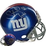 Steve Smith Autographed/Hand Signed New York Giants/SBXLII Replica Mini Helmet