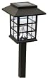 Moonrays 91242 Mission Style Lamp Solar Powered Plastic Path Light, 2 Pack