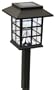 Moonrays 91242 Mission Style Lamp Solar Powered Plastic Path Light, 2 Pack