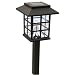 Moonrays 91242 Mission Style Lamp Solar Powered Plastic Path Light, 2 Pack