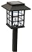 Moonrays 91242 Mission Style Lamp Solar Powered Plastic Path Light, 2-Pack