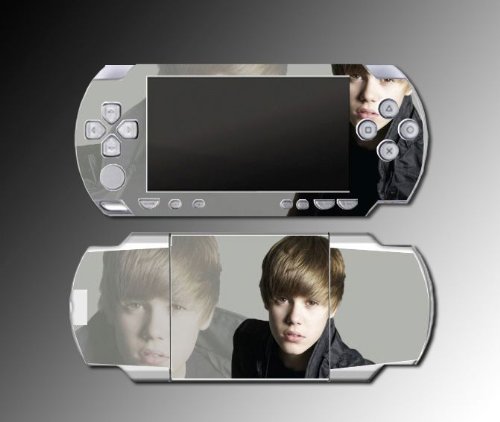 Justin Bieber My World Youtube game Decal Cover SKIN 9 for Sony PSP 1000 Playstation Portable