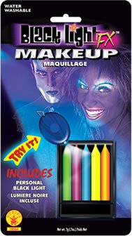 Childrens Toyshop  Toys : Black Light FX Make-Up - 5-Colour Makeup Sticks