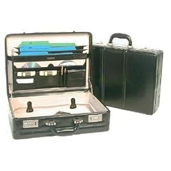 Leather 5" Attache (Burgundy)