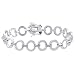 Tressa Sterling Silver Cubic Zirconia Circles Bracelet