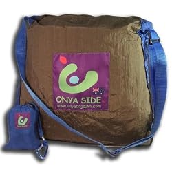 Onya Side Messenger Bag/Satchel - Tide Pool (Wave Blue/Olive)