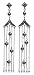 Kit Heath Sterling Silver 50FBMA Ladies Vintage Marcasite Pearl Multi Strand Drop Earrings