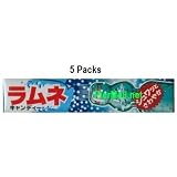 Lion - Classical Ramune Fizzy Soda Hard Candy - 5 Packs (5x10 Pieces)