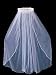 Lito Tiara Veil White First Communion Wedding Flower Girl Headpiece