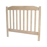 Jamestown Unfinished Solid Wood Twin Headboard