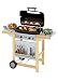 Campingaz 203912 Texas¿ Woody Deluxe Holzwagen, ca. 1.800 cm², mit Metallfrontplatte und Seitenkocher