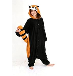 Animal Procyon Lotor Cosplay Costume Clothes Pajamas Sleepcoat Sleepwear (Size L)