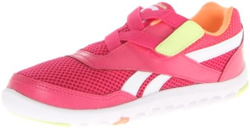 Reebok Reebok Ventureflex Explore Training Shoe (Little Kid),Pink Fusion/White/Lemon Zest/Fluorescent Orange,2 M US Little Kid