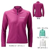 モンベル(montbell) WIC.サイクール ロングスリーブ ジップシャツ Women's WT(ホワイト) M 1130253