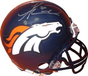 Knowshon Moreno Autographed/Hand Signed Denver Broncos Replica Mini Helmet