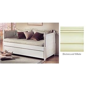Alligator Enterprises 1128FRDW Trundle for French Day Bed in Distressed White
