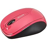 Microsoft 3500 Wireless Mobile Mouse, Magenta Pink (GMF-00278)