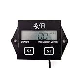 Digital Hour Meter Tachometer Tach Tacho for Yamaha KTM Honda Kawasaki BMW Motorcycle... by T-Motorsports