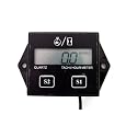 Digital Hour Meter Tachometer Tach Tacho for Yamaha KTM Honda Kawasaki BMW Motorcycle Dirt Bike ATV UTV Quad Generator MX Snowmobile Boat Outboard Jet Ski 4 2 Stroke Gas Engine
