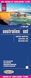 Ost-Australien Ostküste 1 : 1.800.000: Kartenbild 2seitig, klassifiziertes Straßennetz, Ortsindex, GPS-tauglich, reiß- und wasserfest