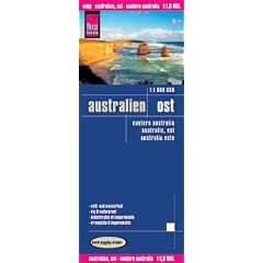 Ost-Australien Ostk�ste 1 : 1.800.000: Kartenbild 2seitig, klassifiziertes Stra�ennetz, Ortsindex, GPS-tauglich, rei�- und wasserfest