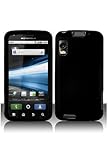 Motorola MB860 Atrix 4G Rubberized Shield Hard Case - Black (Free HandHelditems Sketch Universal Stylus Pen)
