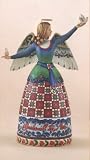 JIM SHORE ANGEL WITH TWO DOVES 