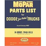 1948 1950 1951 1952 1953 DODGE TRUCK Parts Book List by Dodge