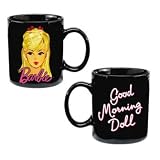 Vandor 12-Ounce Mug Barbie Morning Doll