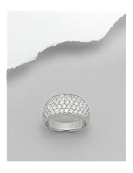CZ Ring In 92.5 Sterling Silver
