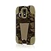 Kyocera Hydro Icon / Hydro LIfe Case, MPERO IMPACT X Series Dual Layered Tough Durable Shock Absorbing Silicone Polycarbonate Hybrid Kickstand Case [Perfect Fit & Precise Port Cut Outs] - Hunter Camo